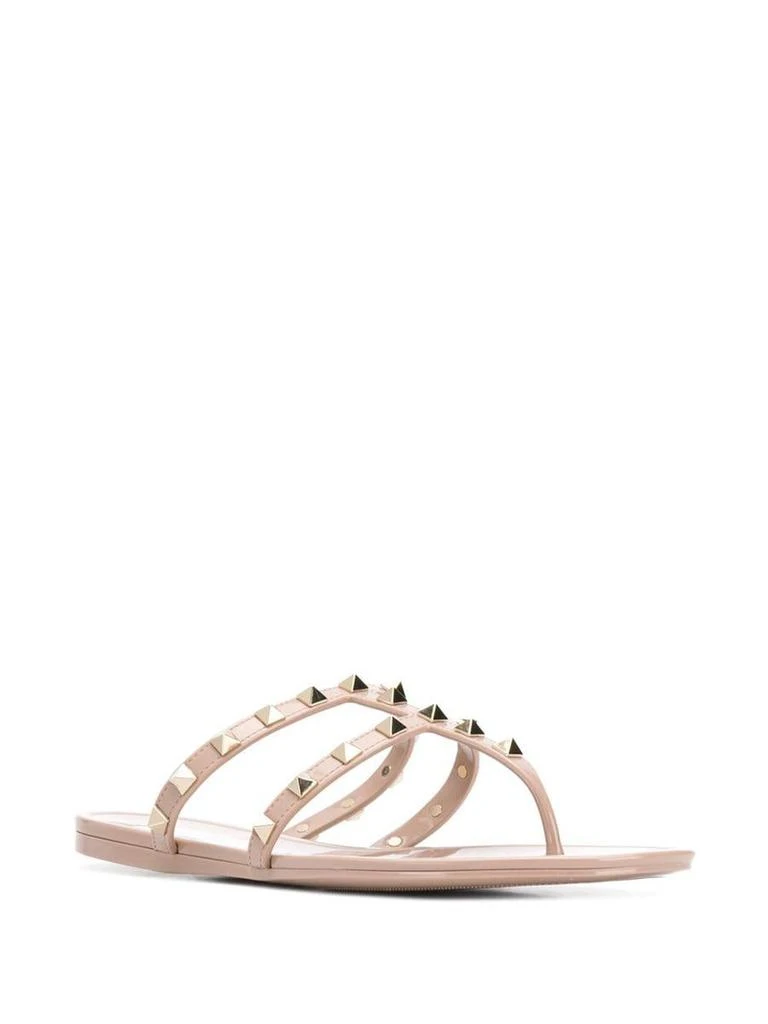 Valentino Valentino Garavani Rockstud Rubber Thong Sandals 4