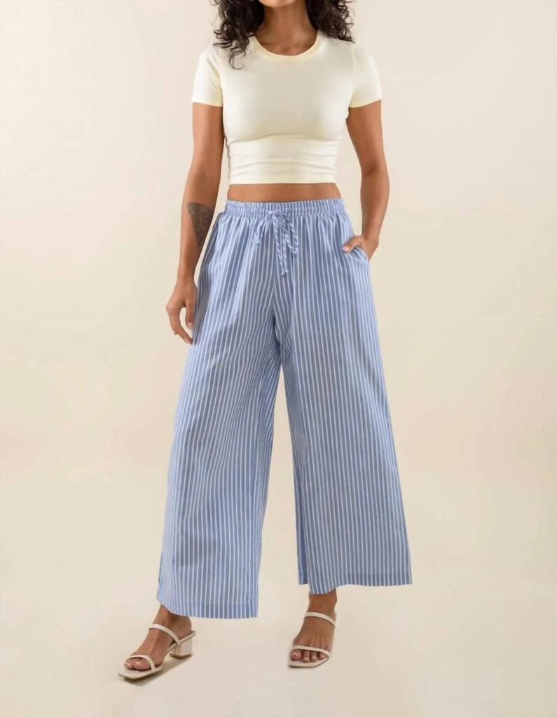 nlt Nlt - Wrenley Striped Wide Leg Pants