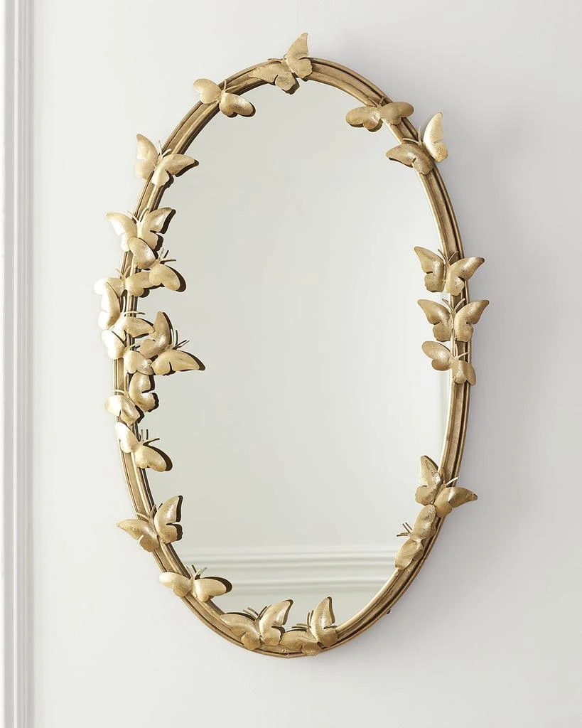 Jamie Young Oval Butterfly Mirror 2