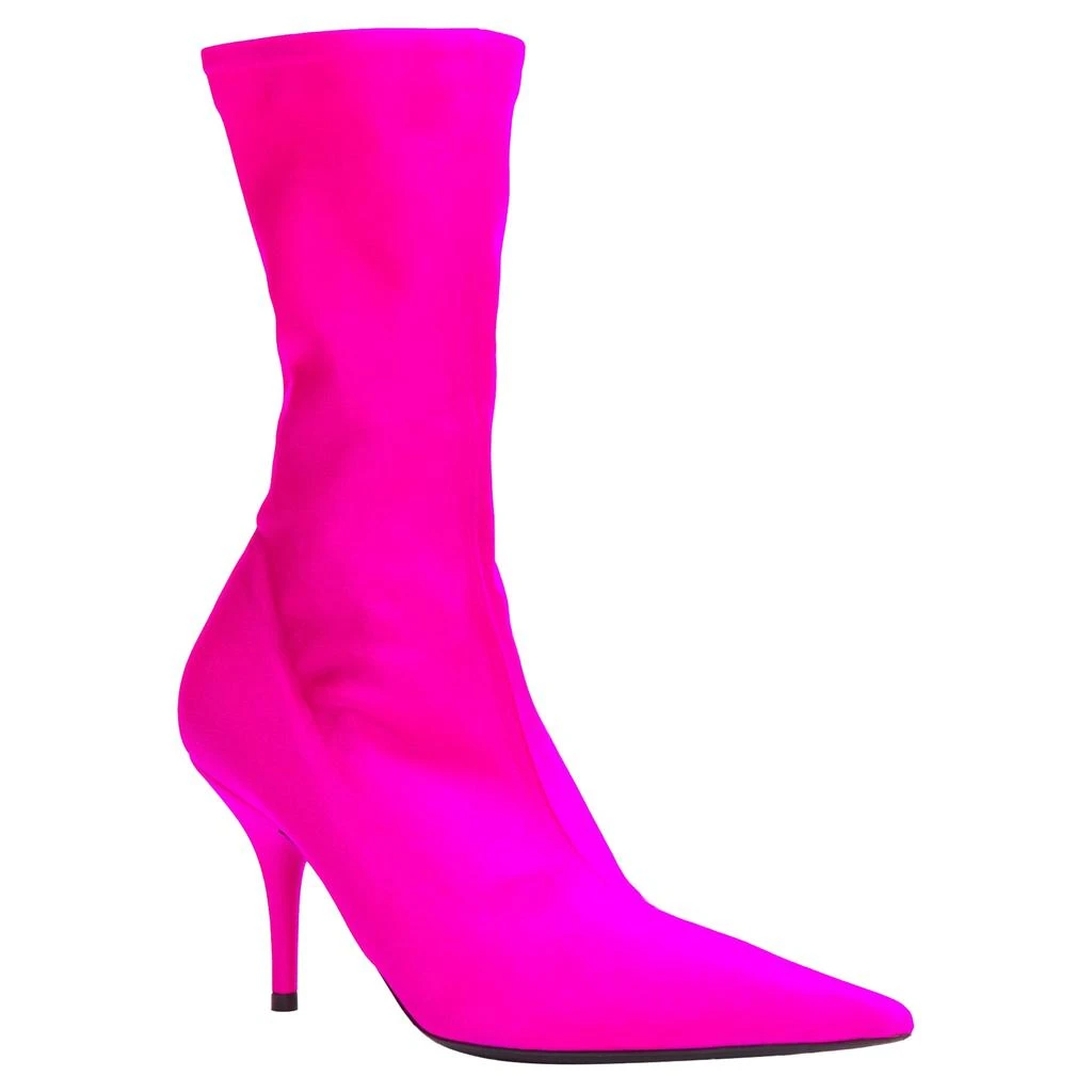 Balenciaga knitife neon lycra pointed sock boots Kim Kardashian 2
