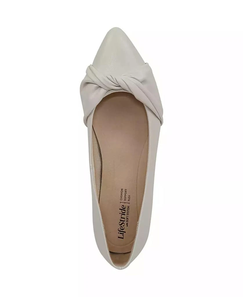 LifeStride Women's Palm Pointed Toe Ballerina Flats 4
