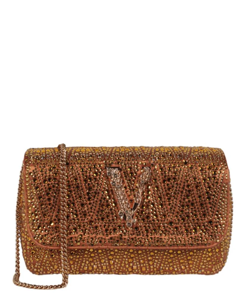 Versace Mini Crystal Virtus Crossbody Bag 1