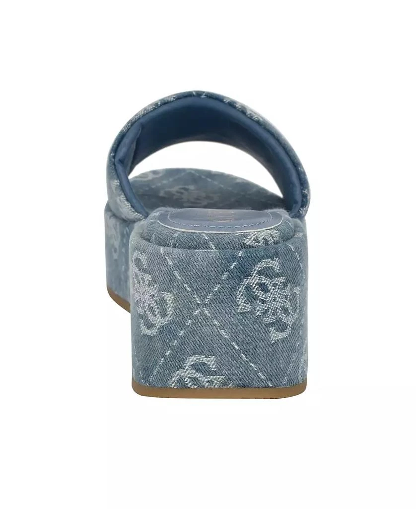 GUESS Bintai Platform Slide Casual Wedge Sandals 3