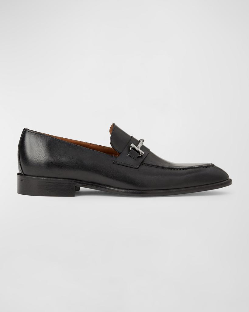 Bruno Magli Men's Sante Double-Gore Leather Bit Loafers