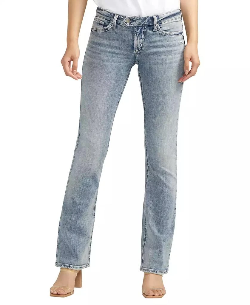 Silver Jeans Co. Women's Tuesday Low Rise Slim Bootcut Jeans 1