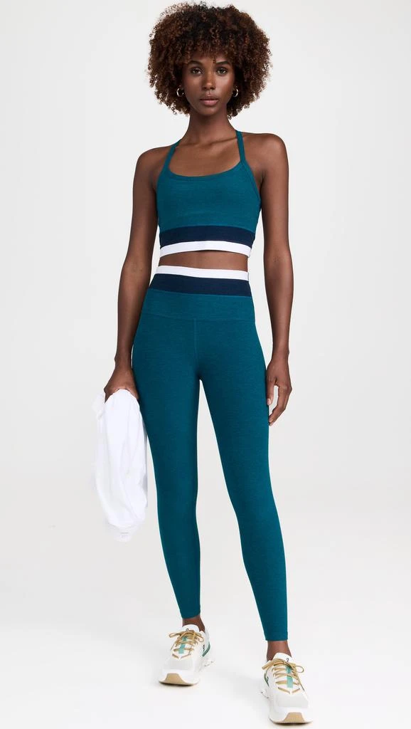 Beyond yoga Spacedye Horizon Colorblock High Cropped Tank 4