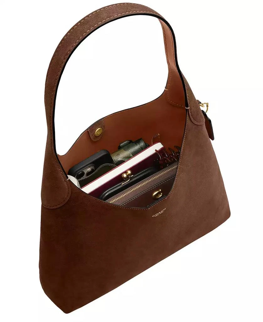 Coach Brooklyn Large Suede Shoulder Bag 34 6