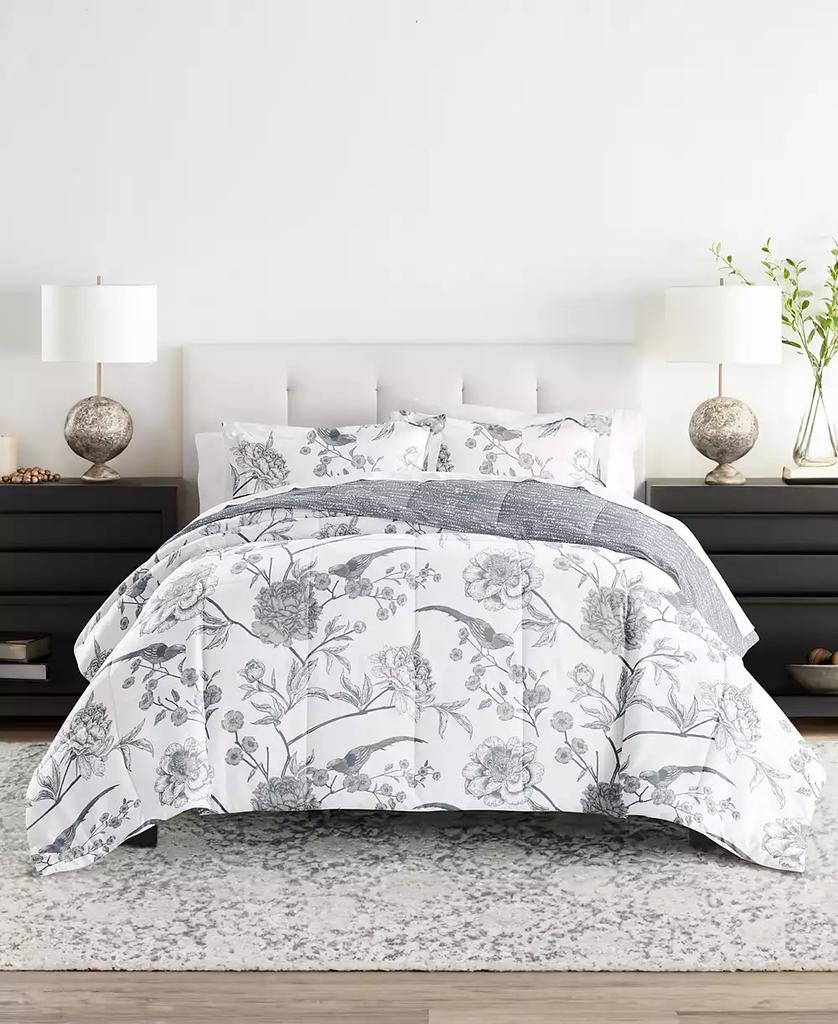 IENJOY HOME Molly Botanicals Reversible 3-Pc. Comforter Set