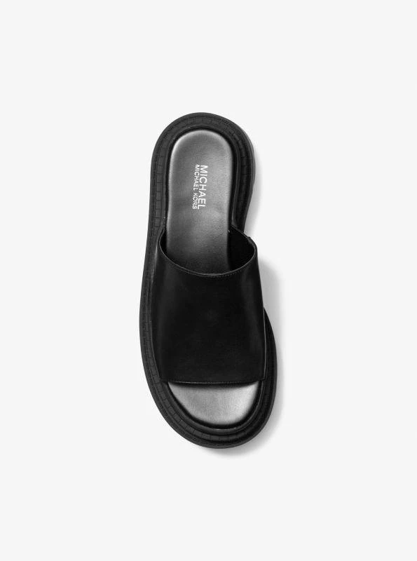 Michael Kors Kendra Leather Platform Slide Sandal 3