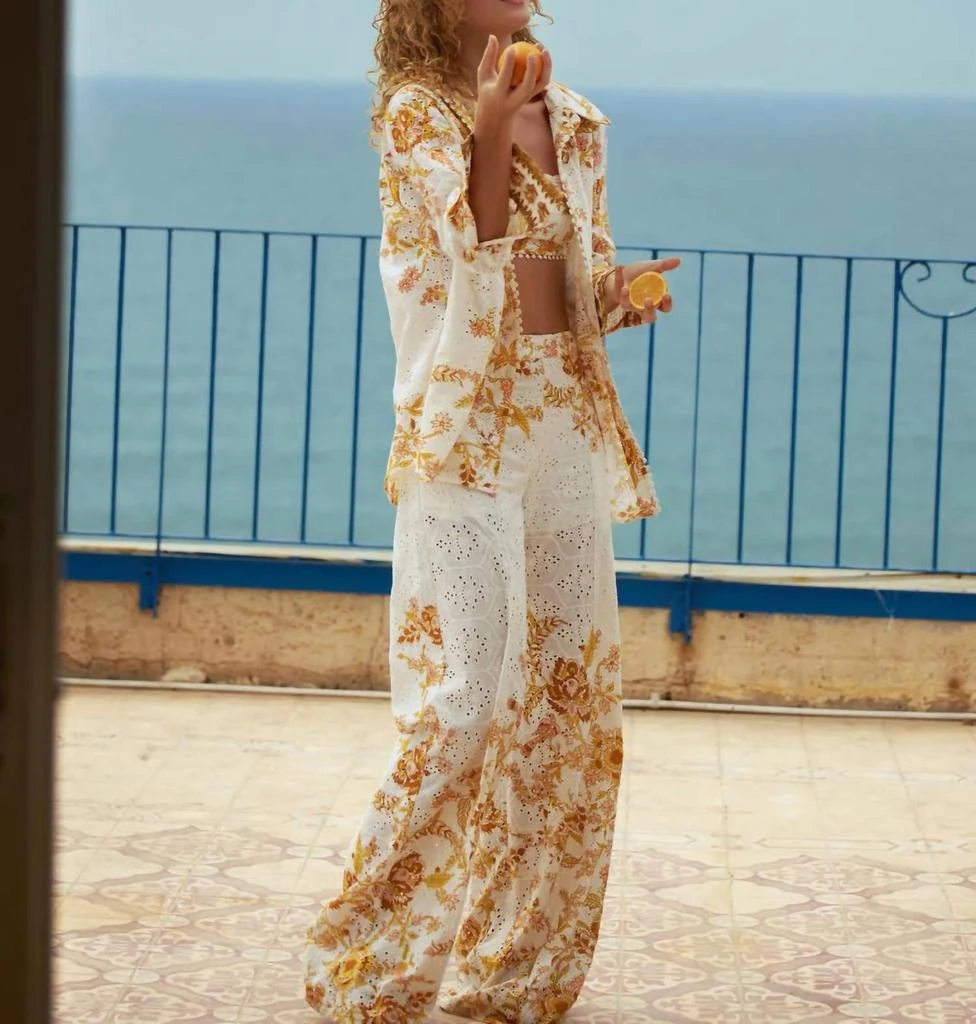 Hemant 
Nandita Hemant 
Nandita - Flared Pants With Buckle Belt 5