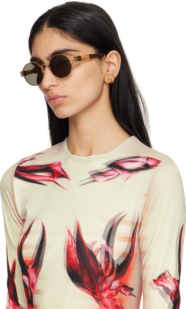 Jean Paul Gaultier Gold 'The 56-6106' Sunglasses 4