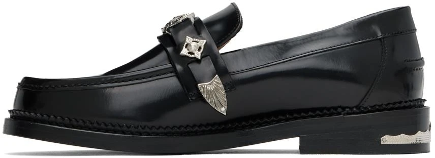 Toga Virilis Black Polished Loafers 3