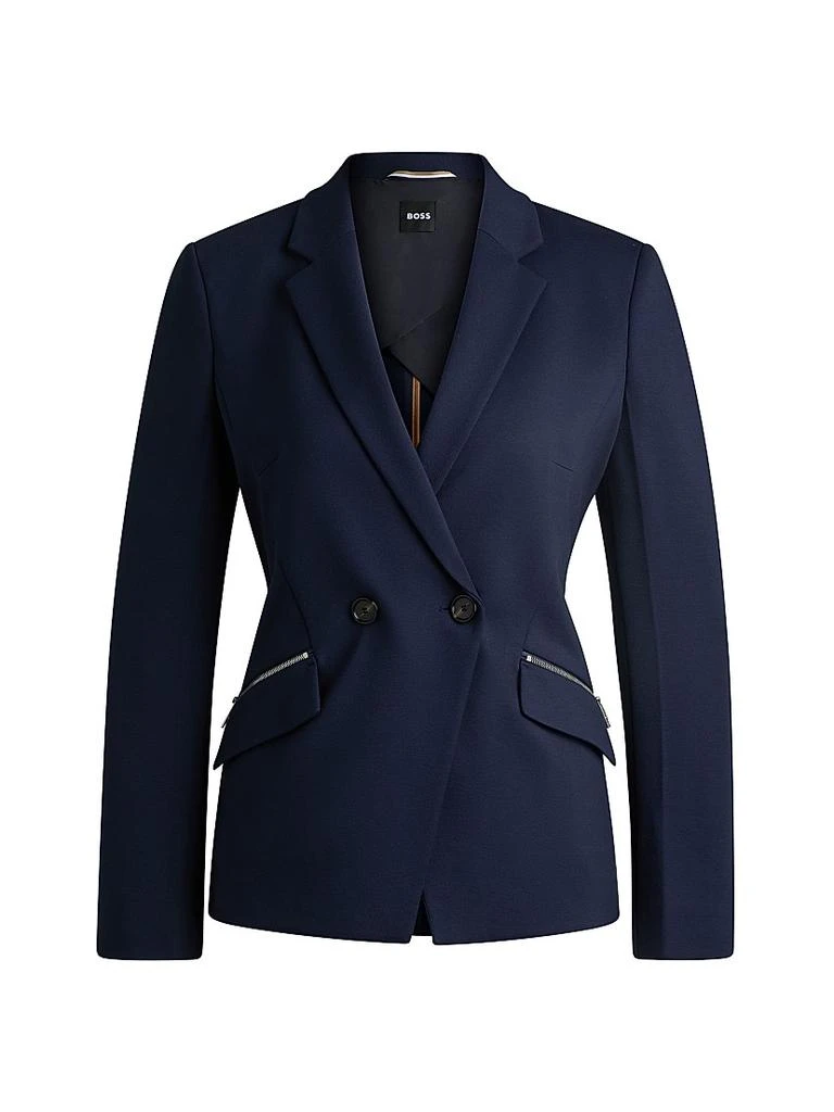 Hugo Boss Slim-Fit Blazer with Zipped Pockets 1