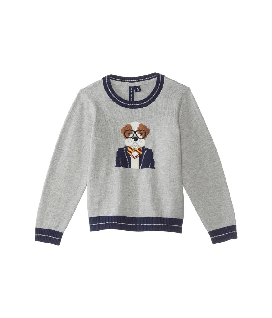 Janie and Jack Bulldog Sweater (Toddler/Little Kids/Big Kids) 1