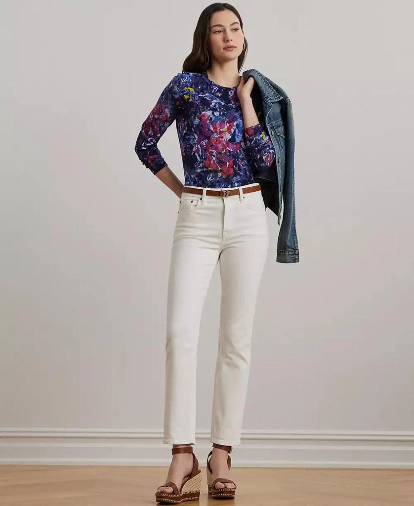 Ralph Lauren Women's Print Cotton-Blend Sweater, P/XS-3X 4