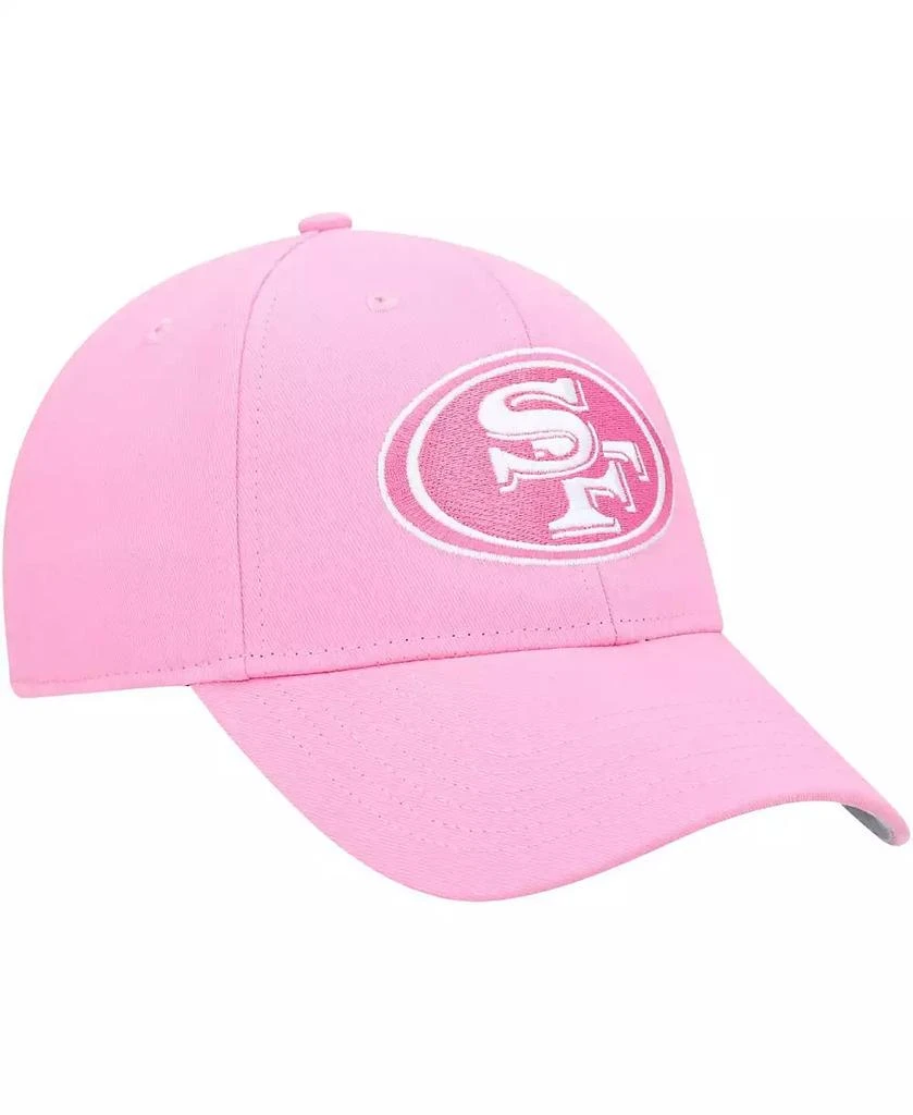 47 Brand Big Girls Pink San Francisco 49ers Rose MVP Adjustable Hat 3