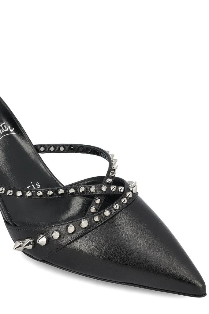 Christian Louboutin Christian Louboutin Studded Pointed-Toe Pumps 4