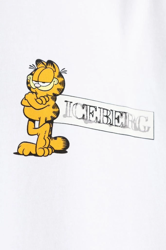 Iceberg Iceberg X Garfield Logo-Printed Crewneck T-Shirt 4