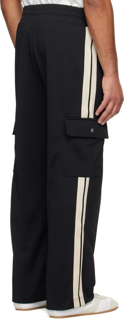 Palm Angels Black Classic Logo Cargo Track Pants 3