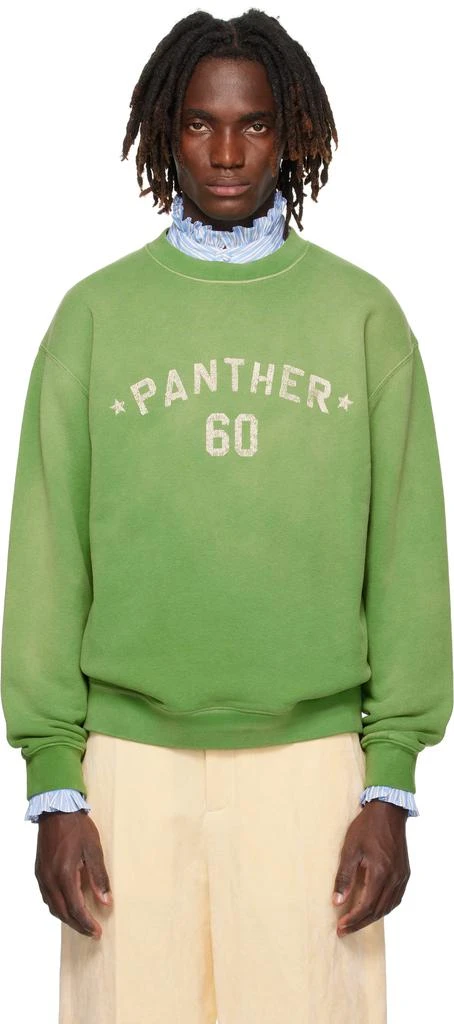 Valentino Green 
Chez Valentino
 Print Cotton Sweatshirt 1