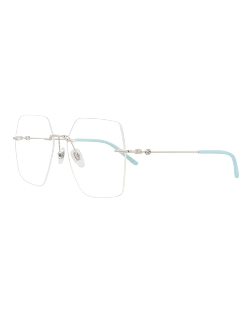 Gucci Square-Frame Metal Optical Frames 2