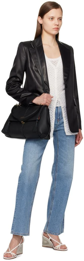 Chloé White Y-Neck Cardigan 4
