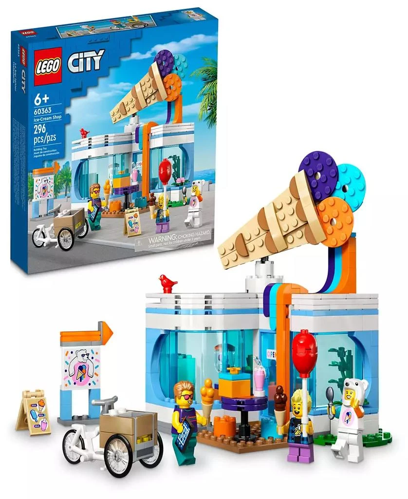 LEGO® City 60363 Toy Ice Cream Shop Building Set with Minifigures 1