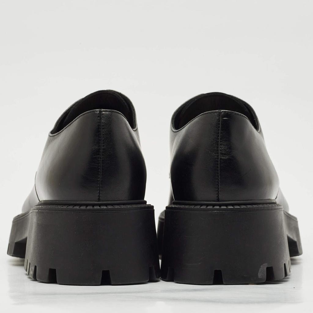 Shop Balenciaga Black Leather Rhino Derby Size 42 on Sale at