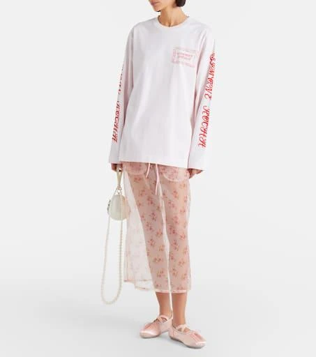 Simone Rocha Pillowcase printed cotton jersey T-shirt 2