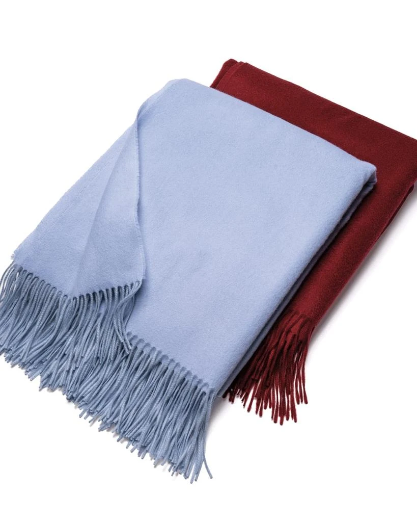 Sofia Cashmere Fringed Cashmere Throw 2