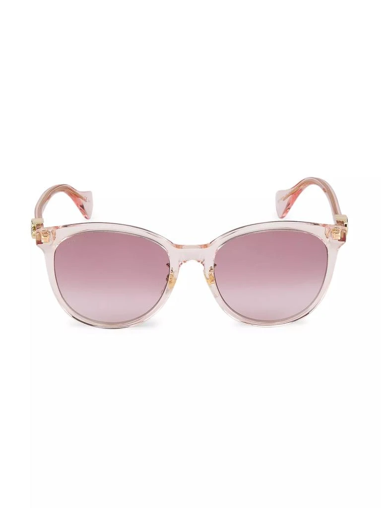 Gucci Mini Running 56MM Round Acetate Sunglasses 1