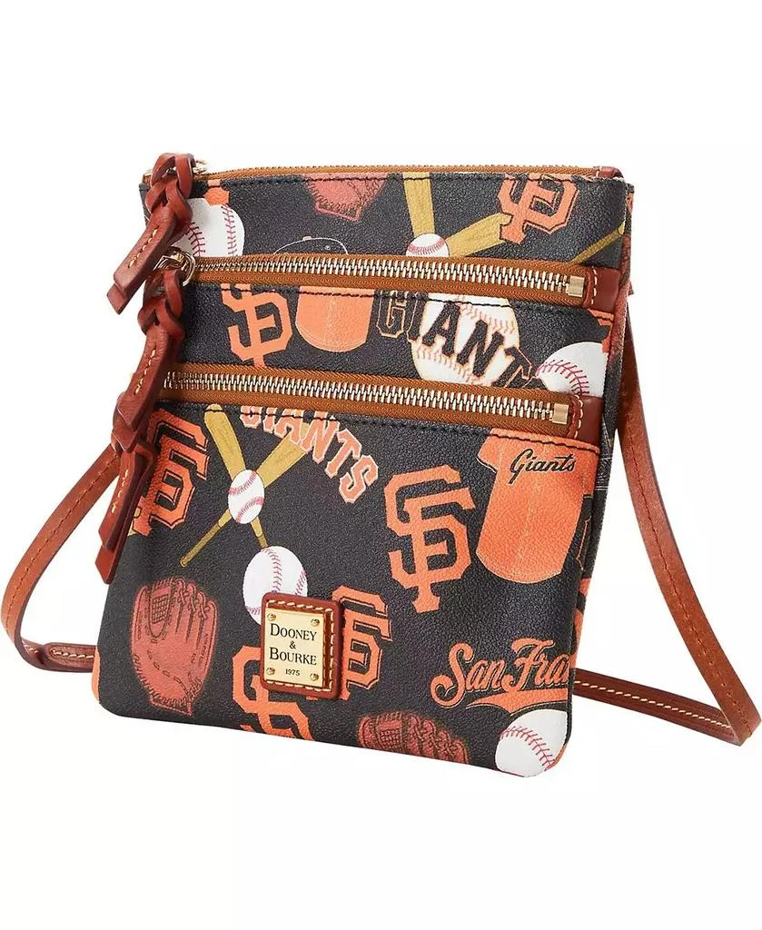 Dooney & Bourke Women's San Francisco Giants Game Day Triple Zip Crossbody Purse 2
