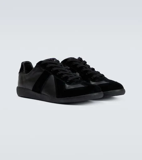 MAISON MARGIELA Replica leather and suede sneakers 5