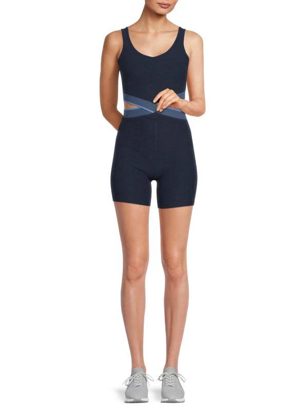Beyond yoga Cut Out Romper 1