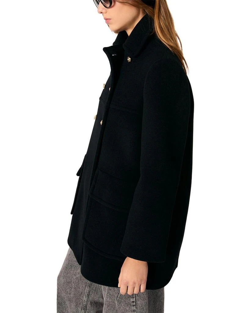 Maje Wool Blend Coat 7