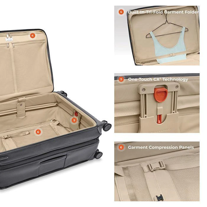 Briggs & Riley Baseline Large Expandable Spinner Suitcase 17