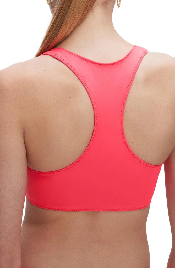 Good American Compression Zip-Up Sports Bra 2