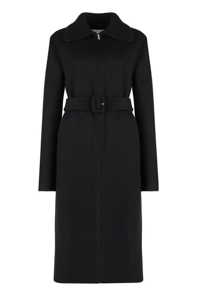 Jil Sander Jil Sander Zipped Belted Coat 1
