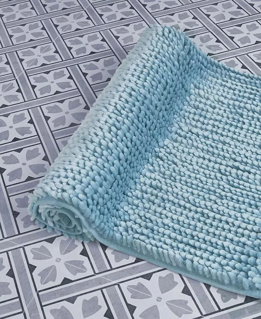 Laura Ashley Butter Chenille Bath Mat 3