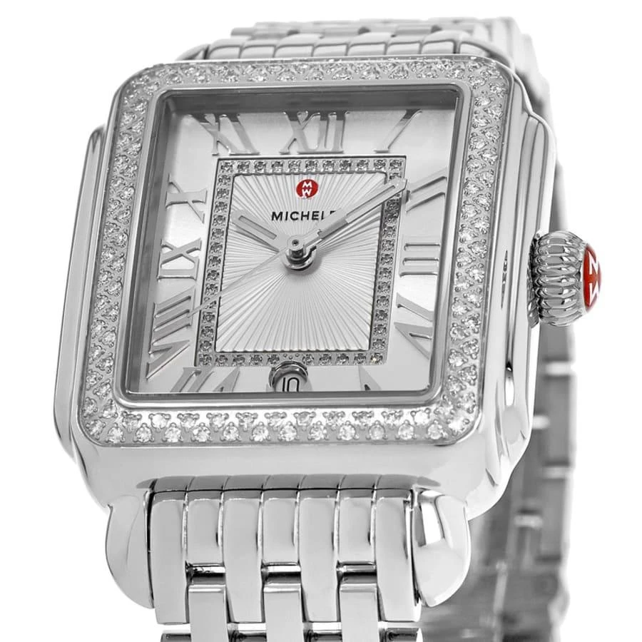 Michele Deco Madison Diamond Stainless Steel Women's Watch MWW06T000163 2