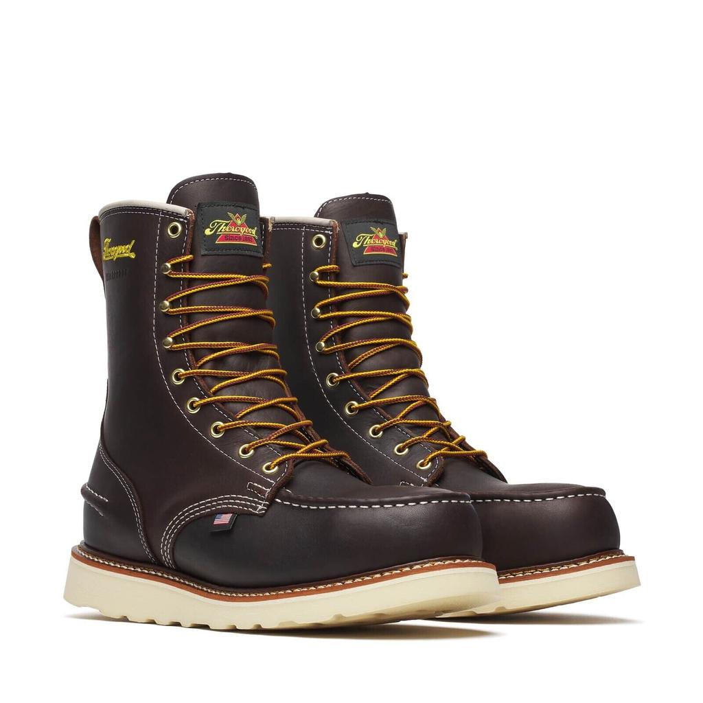 Thorogood 1957 Series 804-3800 Men's US 9.5 Brown 8" Steel Toe Work Boot ZPO2628