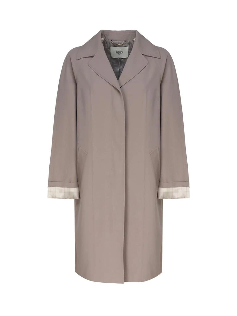 Fendi Fendi Single Breasted Long Coat 1
