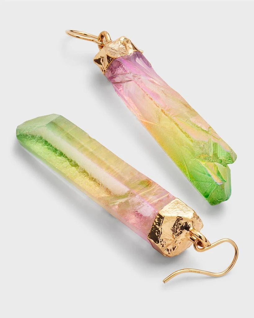 Devon Leigh Rainbow and Gold Foil Earrings 3