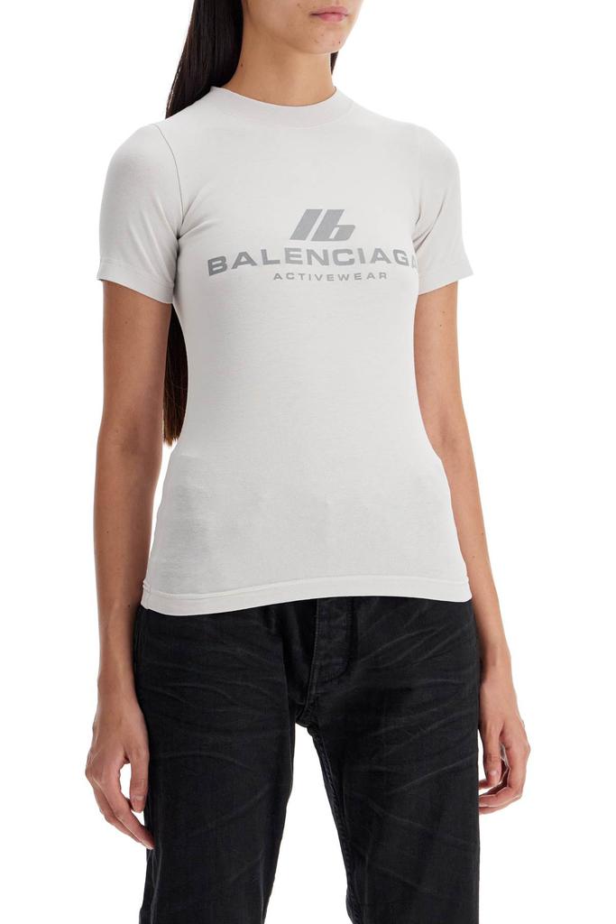 【送料込】BALENCIAGA Reflective ロゴTシャツ Balenciaga Gray Reflective Logo T-shirt Balenciaga