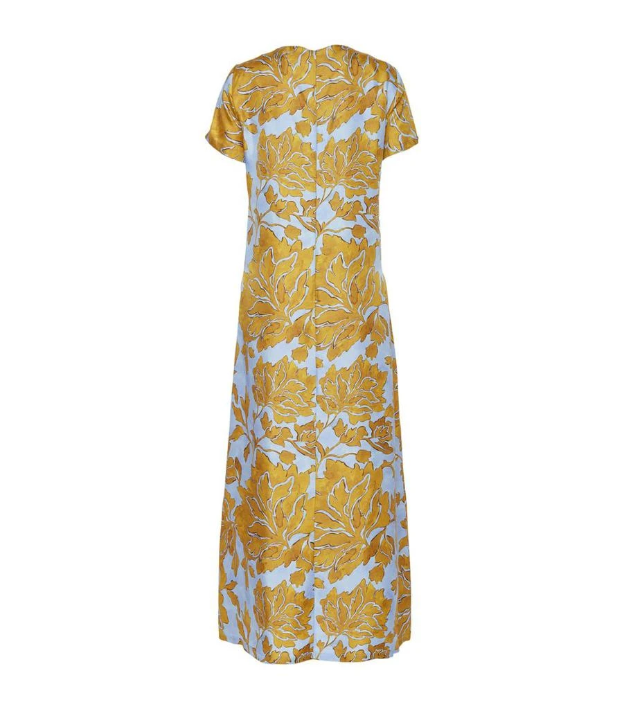 LA DOUBLE J Silk Twill Swing Maxi Dress 2