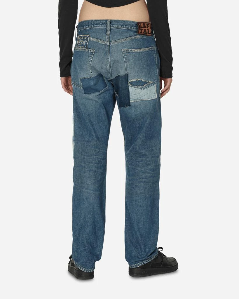 KAPITAL 14oz Denim 5P Monkey Cisco Pants (Dixie Remake) Indigo 3