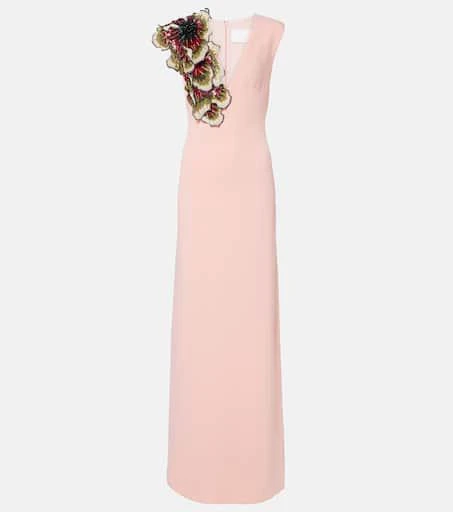 Costarellos Crêpe gown 1