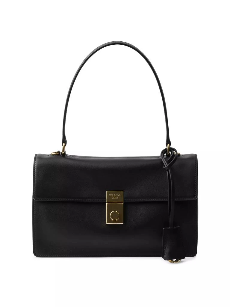 Prada Medium Leather Shoulder Bag 1