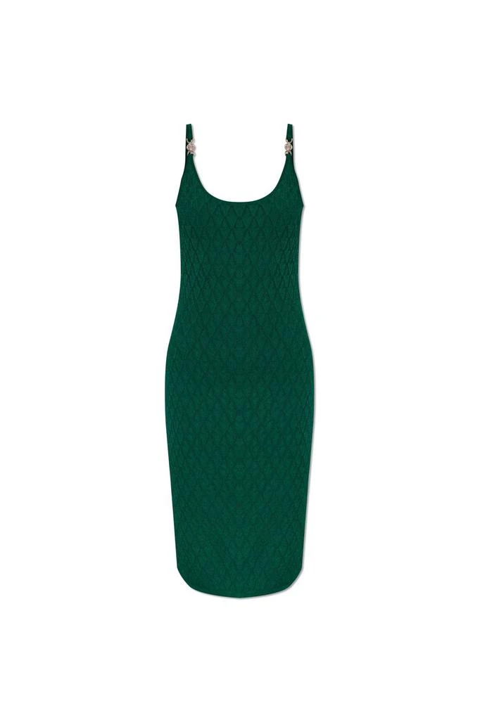 Versace Versace Sleeveless Midi Dress from Cettire