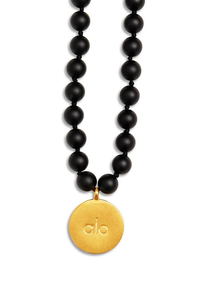 Alo Black Onyx Mala Necklace 2